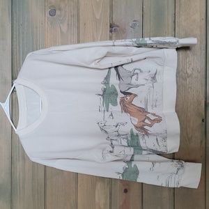 Horse crew neck sweatshirt